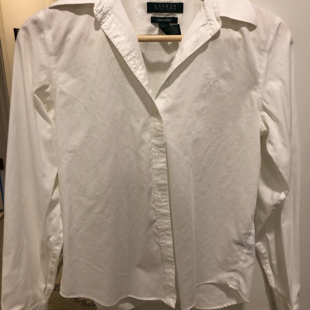 Ralph Lauren no iron button down polo